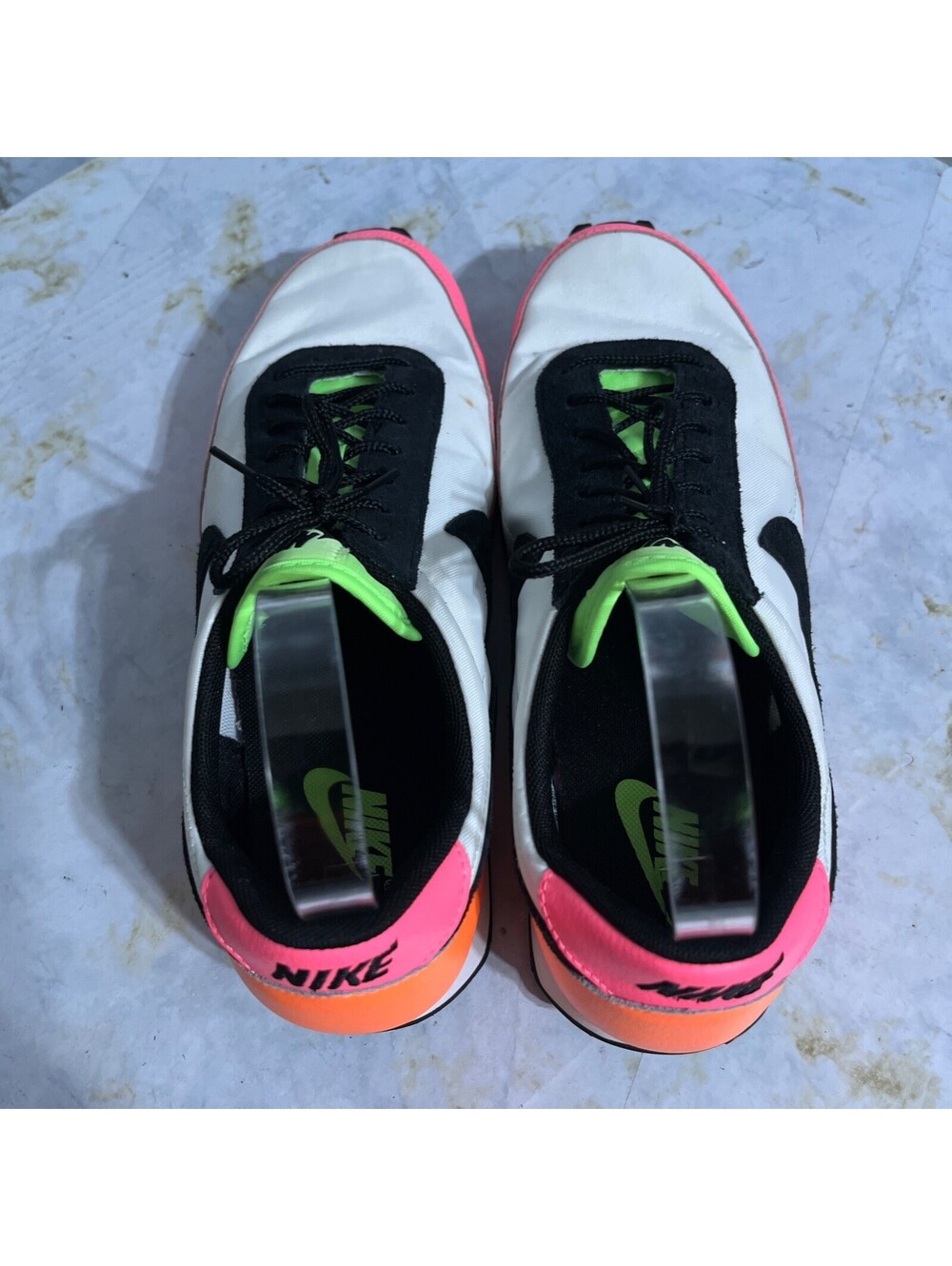 Nike Daybreak Womens Size 9 Shoes White Pink Orange Athletic Low Trainer Sneaker - Picture 7 of 10